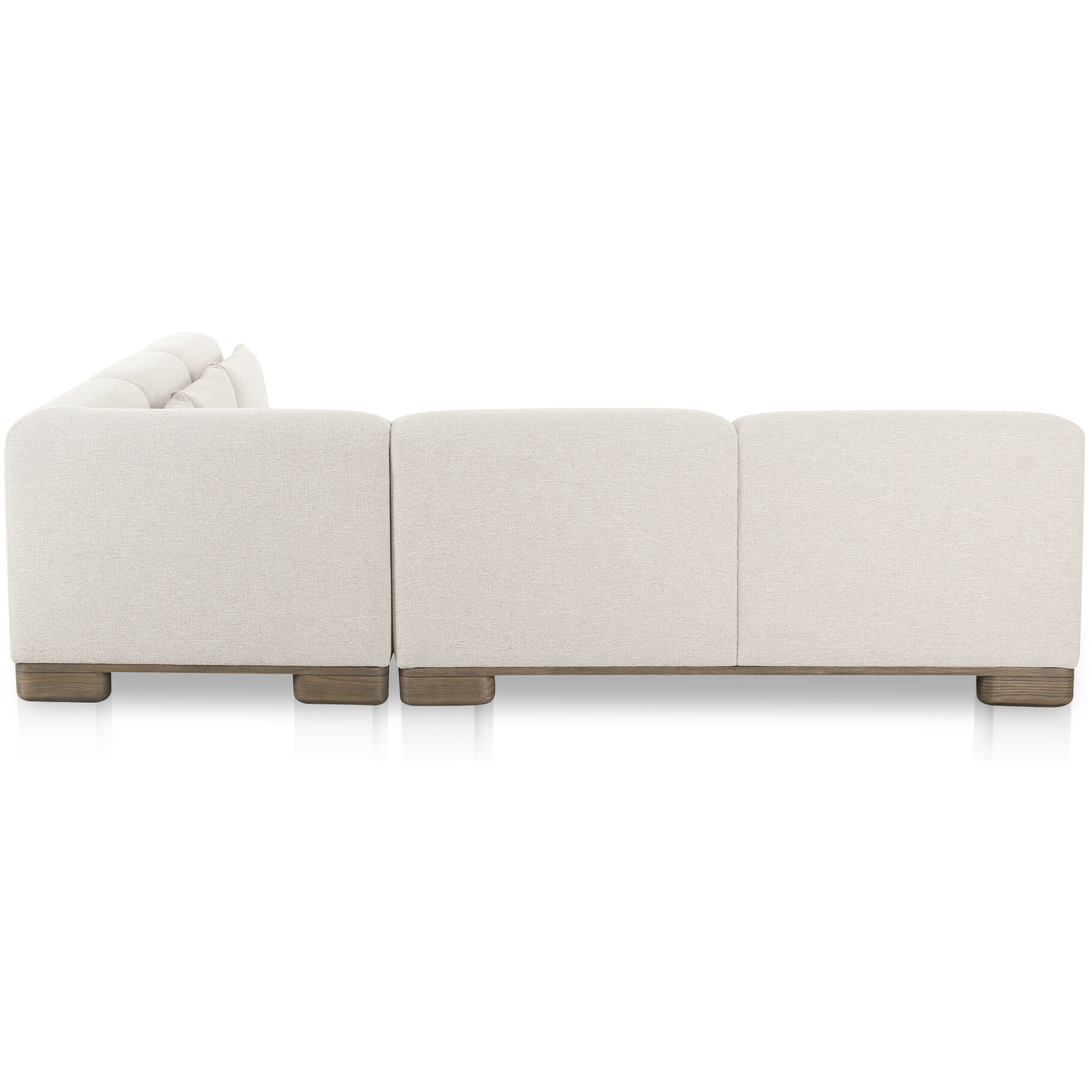 June Beige Modular Sectional, Corner